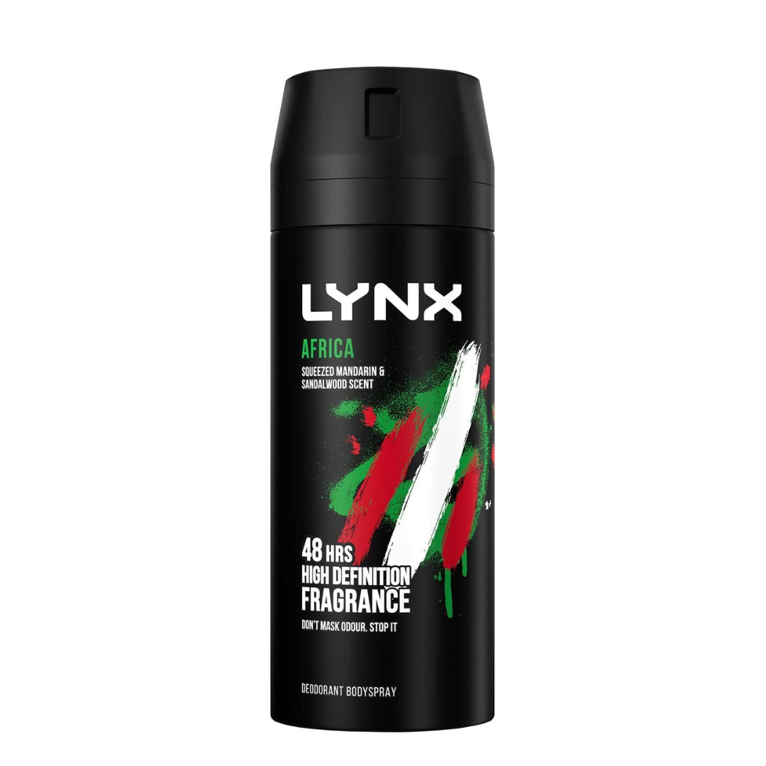 Lynx Africa Body Spray Deodorant 48Hrs High Definition Fragrance 150Ml, 30 Pack - 5Cm / Mandarin & Sandalwood Scent - Image 3