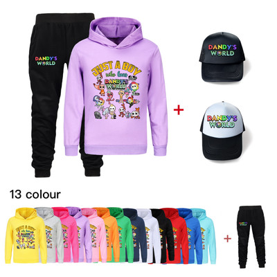 Dandy's World Children's Fashion Pullover Trousers Sun Hat Three-piece High