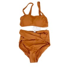 Andie Swim The Barbados Swimsuit Bikini Size XS Chestnut NEW with Tags 