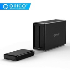 ORICO SATA 20TB Dual Bay 3.5" Non-RAID Hard Drive Docking Station USB3.0