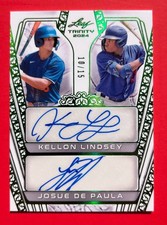 2024 Leaf Trinity 🔥 KELLON LINDSEY, JOSUE DE PAULA Dual Auto RC 10/15 🔥