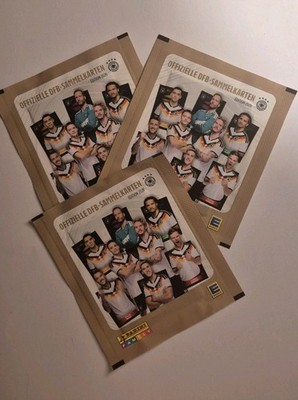 DFB Sammelkarten Panini / 3 Stück / Ungeöffnet / Original