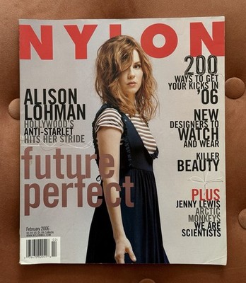 NYLON Magazine February 2006 Alison Lohman / Vintage Rare
