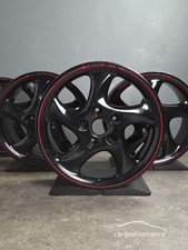 PORSCHE Turbo Look I Felgen 18 Zoll 993 Carrera C2 996 8 & 10J black