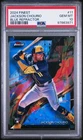 2024 TOPPS FINEST BLUE REFRACTOR #11 JACKSON CHOURIO ROOKIE RC /200 PSA 10