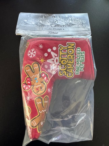 Scotty Cameron 2024 Gingerbread Men Blade Putter Headcover Holiday Christmas NIP