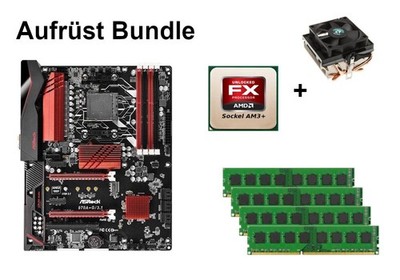 Bundle ASRock 970A-G/3.1 Rev.1.03 + AMD FX-Prozessor + 8GB - 32GB RAM