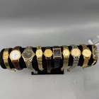 Seiko Watch Lot Women 10 Gold Silver Quartz Mechanical Tank Exceline PARTS WL3