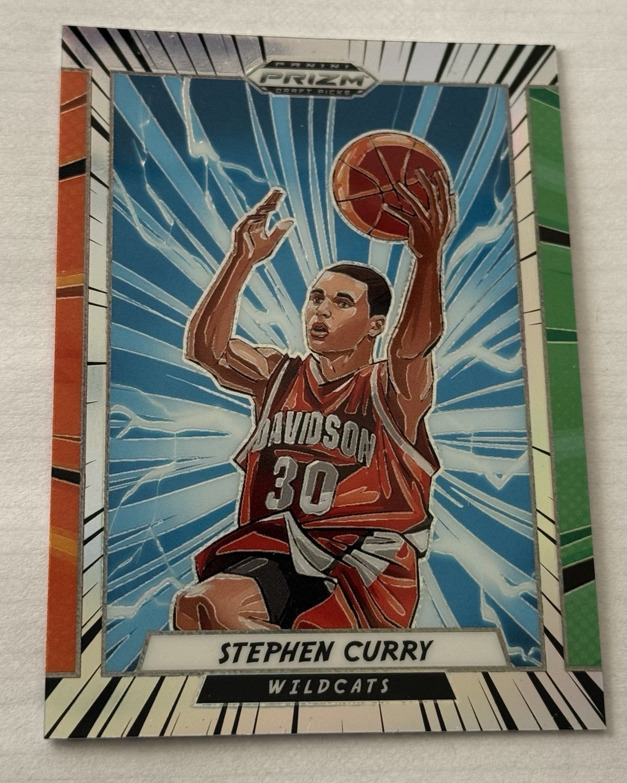 2024 Panini Prizm Draft Picks Stephen Curry Manga Case Hit SSP Golden State #14