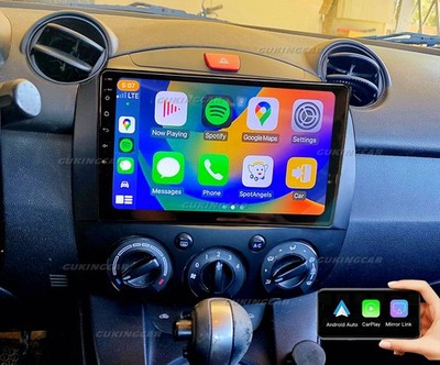 For Mazda 2 2007-2013 Android 13  Carplay Car Stereo Radio GPS Wifi Navi