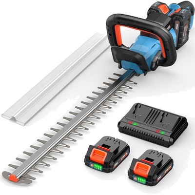 SENIX 40V 24 Inch Cordless Hedge Trimmer 1 Inch Cut Grey
