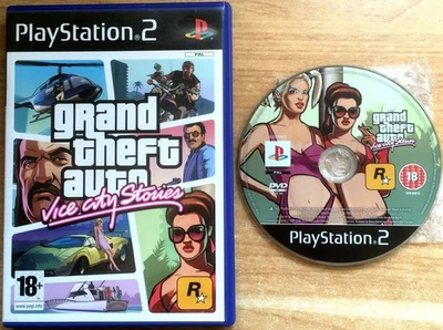 GRAND THEFT AUTO VICE CITY STORIES EN BOÎTE SANS NOTICE SONY PS2 PAL FRA - GTA - Photo 1/4