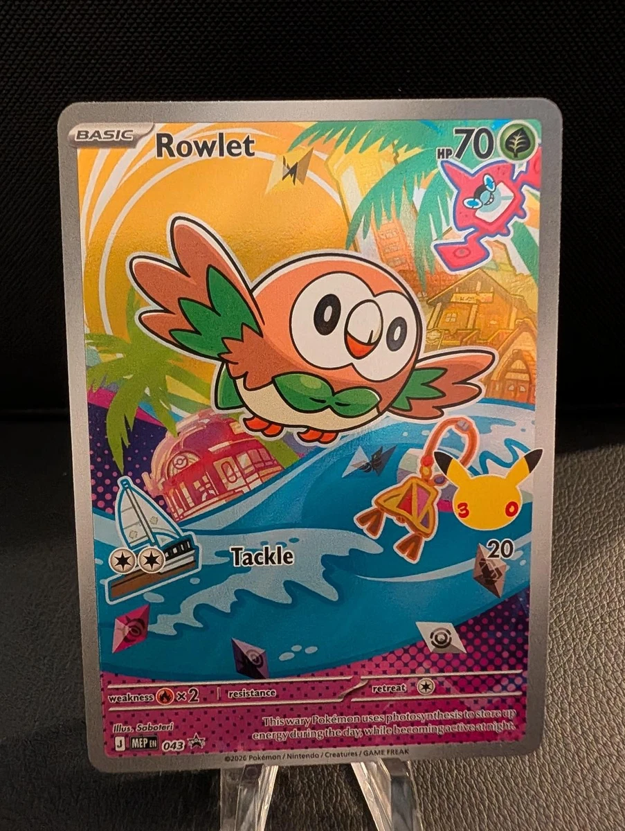 Rowlet 043 Me: Mega Evolution Promo for sale | eBay