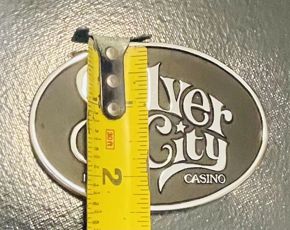 Vintage Silver City Las Vegas Casino Belt Buckle Metal Souvenir - Image 2 of 4
