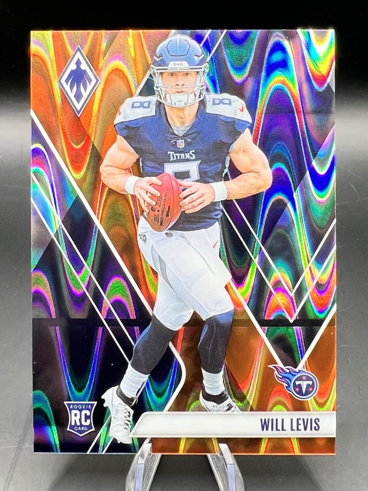 2023 Panini Phoenix - Rookies Orange Seismic #118 Will Levis /99 (RC)