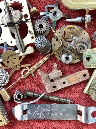 Steampunk Parts for Artists- 2 Pound lot- assorted smalls-bulk price-LL2 - 第 4/10 張圖片