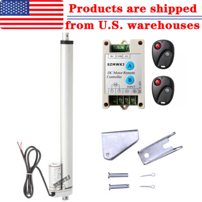 Heavy Duty 8''-18'' Linear Actuator +Motor Forward Reverse Controller +Brackets IG
