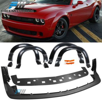 Fits 15-23 Dodge Challenger Hellcat to Demon Conversion Lip +