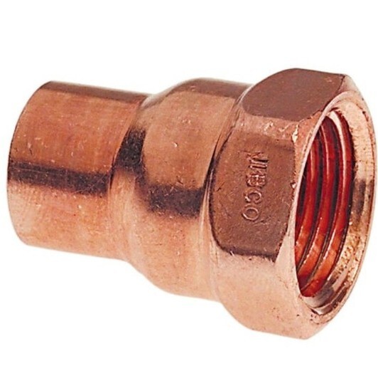 NEW!! NIBCO 3/4 in. Copper Pressure Cup x FIP Female Adapter Fitting