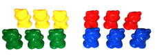 Math Counting Bear Replacements Set of 12 Good Condition Cute Very Nice