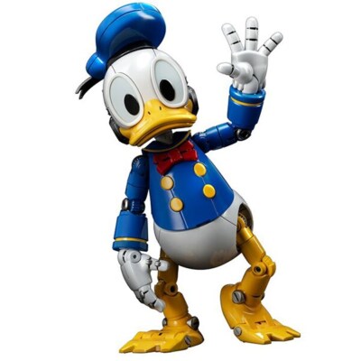 BLITZWAY CARBOTIX Donald Duck Disney Movable Figure Painted Robot