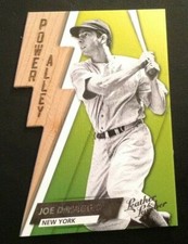 2019 Panini Leather & Lumber POWER ALLEY Die Cut JOE DIMAGGIO Yankees #PA-11