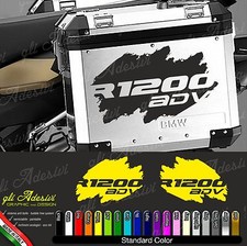 2 Adesivi Moto BMW R 1200 GS ADV macchia valigie 