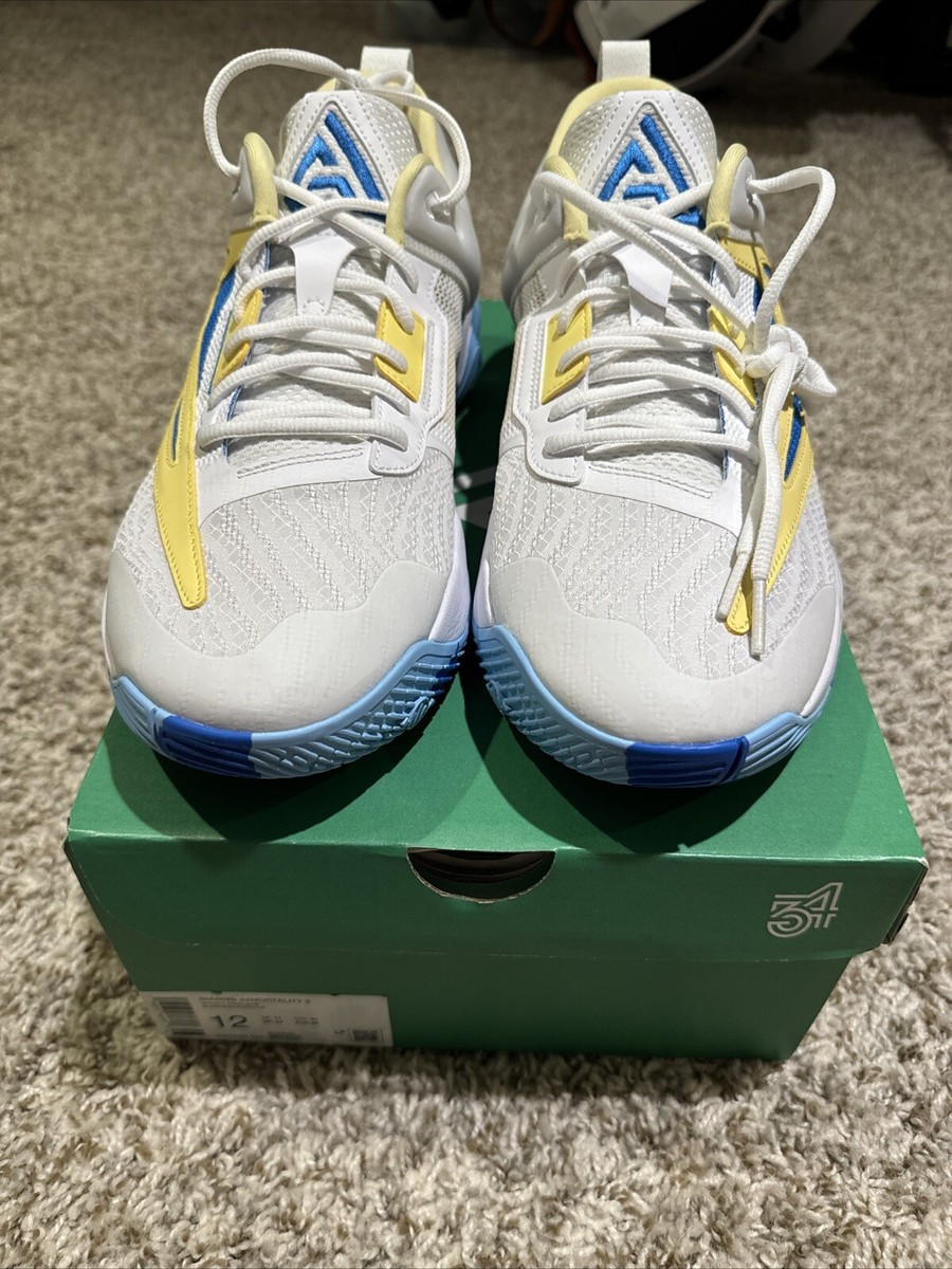 Nike x Giannis Immortality 3 White Light Photo Blue Shoes Size 12