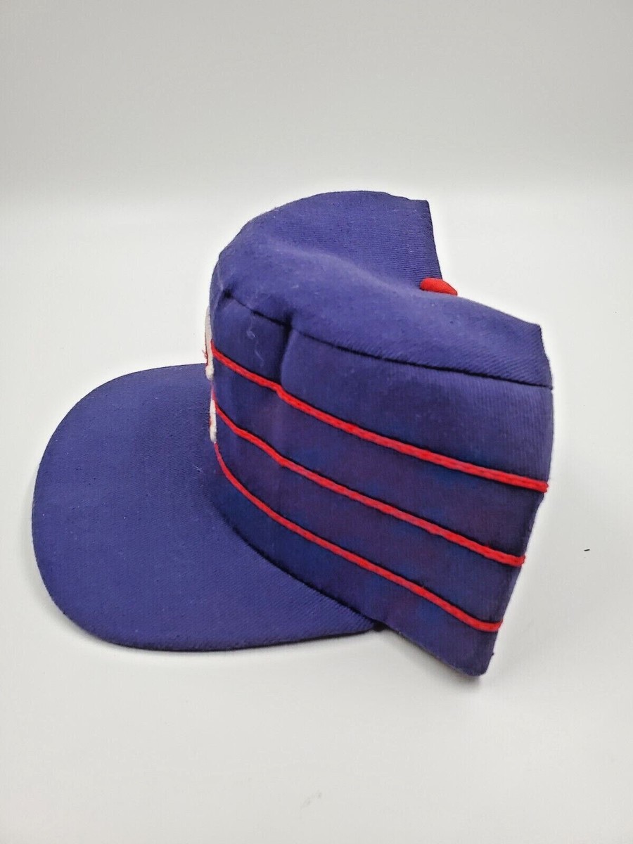 VINTAGE CHICAGO CUBS ヴィンテージ　ピルボックスハット Vintage 60's Chicago Cubs Pillbox Fitted Cap Hat MLB Baseball Blue