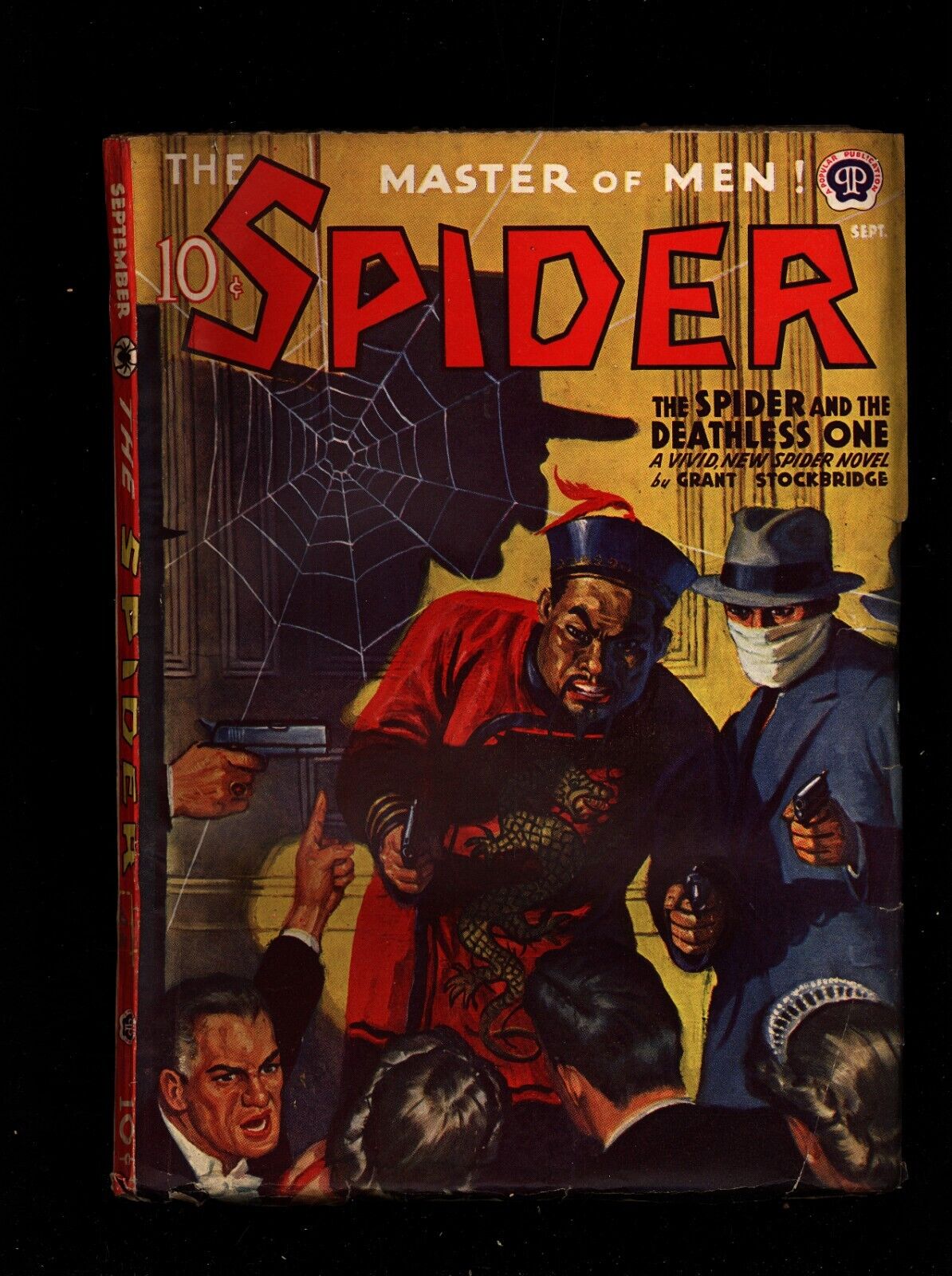 The Spider September 1941 "Master of Men!" 4.0 Very Good  Pulp