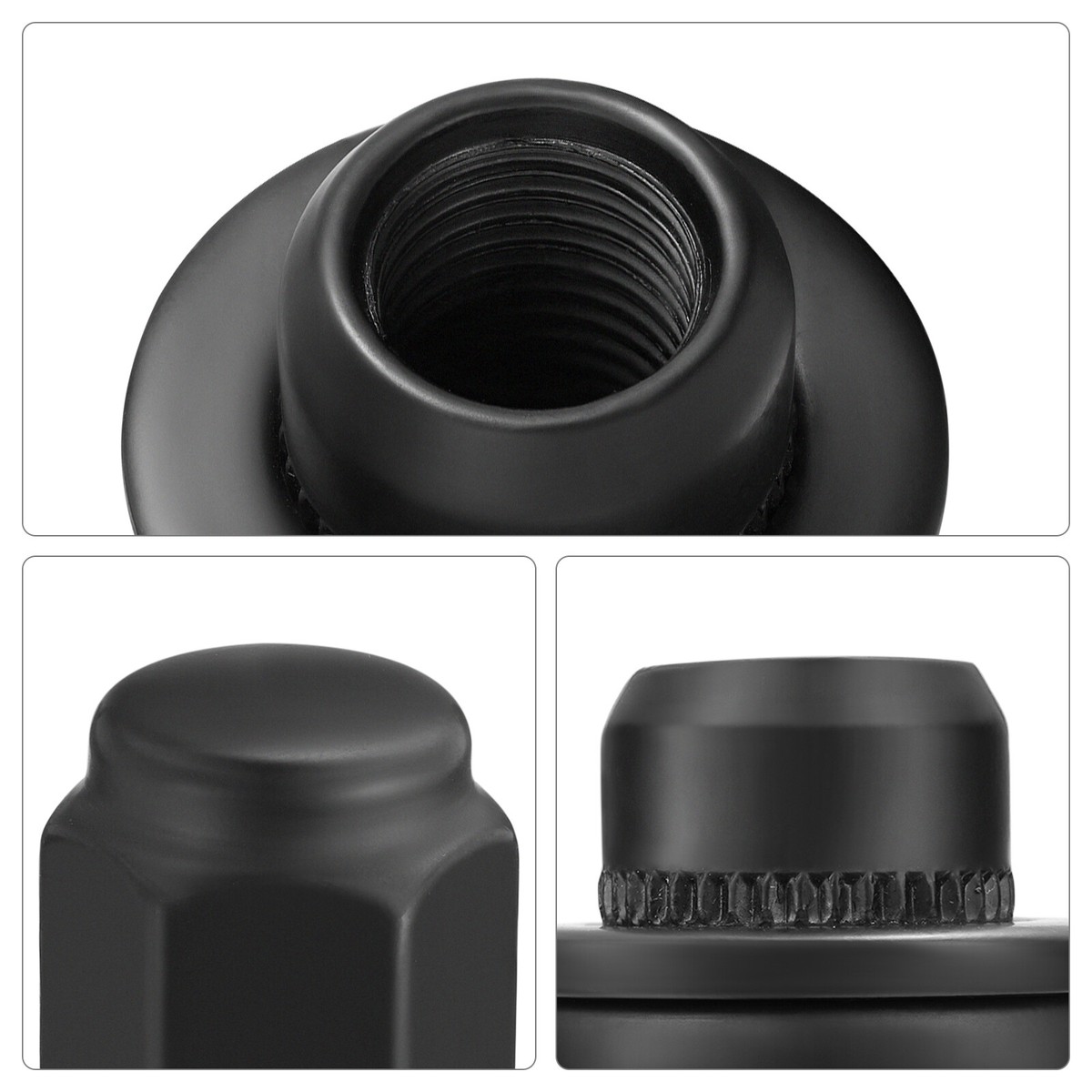 ARROW M12x1.5 Mag Lug Nuts 24-Pack – Toyota Tacoma 4Runner TRD OEM Fit Black