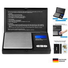 Digitale Taschenwaage Edelstahl 200g Präzise Schmuck Gold Silber Reise