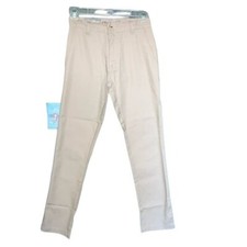 Eddie Bauer School Modern Fit Adjustable Waist Beige Khaki Pants Size 10 Youth