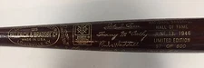 1946 Hall Of Fame Commemorative Auto HOF Bat Joe Tinker Evers Frank Chance /500