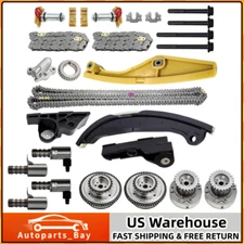 Timing Chain Kit With VVT Cam Phasers for 2011-2017 Ford F-150 Lincoln MKX 3.5L