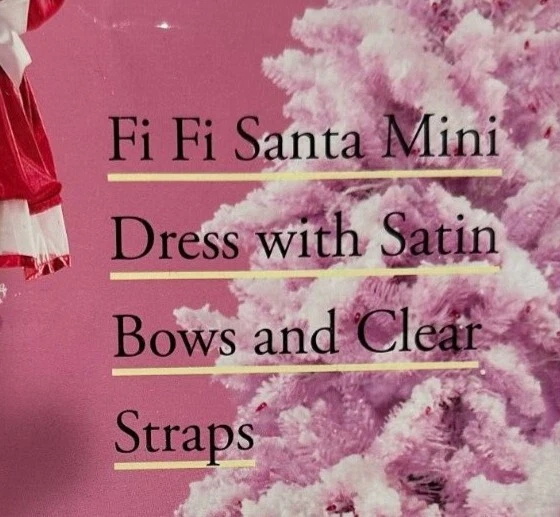 Sexy Conjunto de Papá Noel para Mujer, Talla S/M, Leg Avenue, TOTALMENTE NUEVO Foto 4 de 4