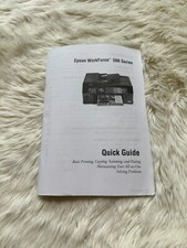 Epson WorkForce 500 Series Quick Guide Manual OEM Manuals Guides