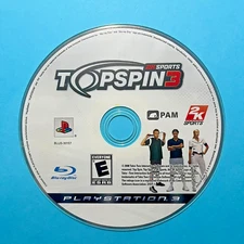 2K Sports Topspin 3 PS3 PlayStation 3 Used Video Game Only No Case