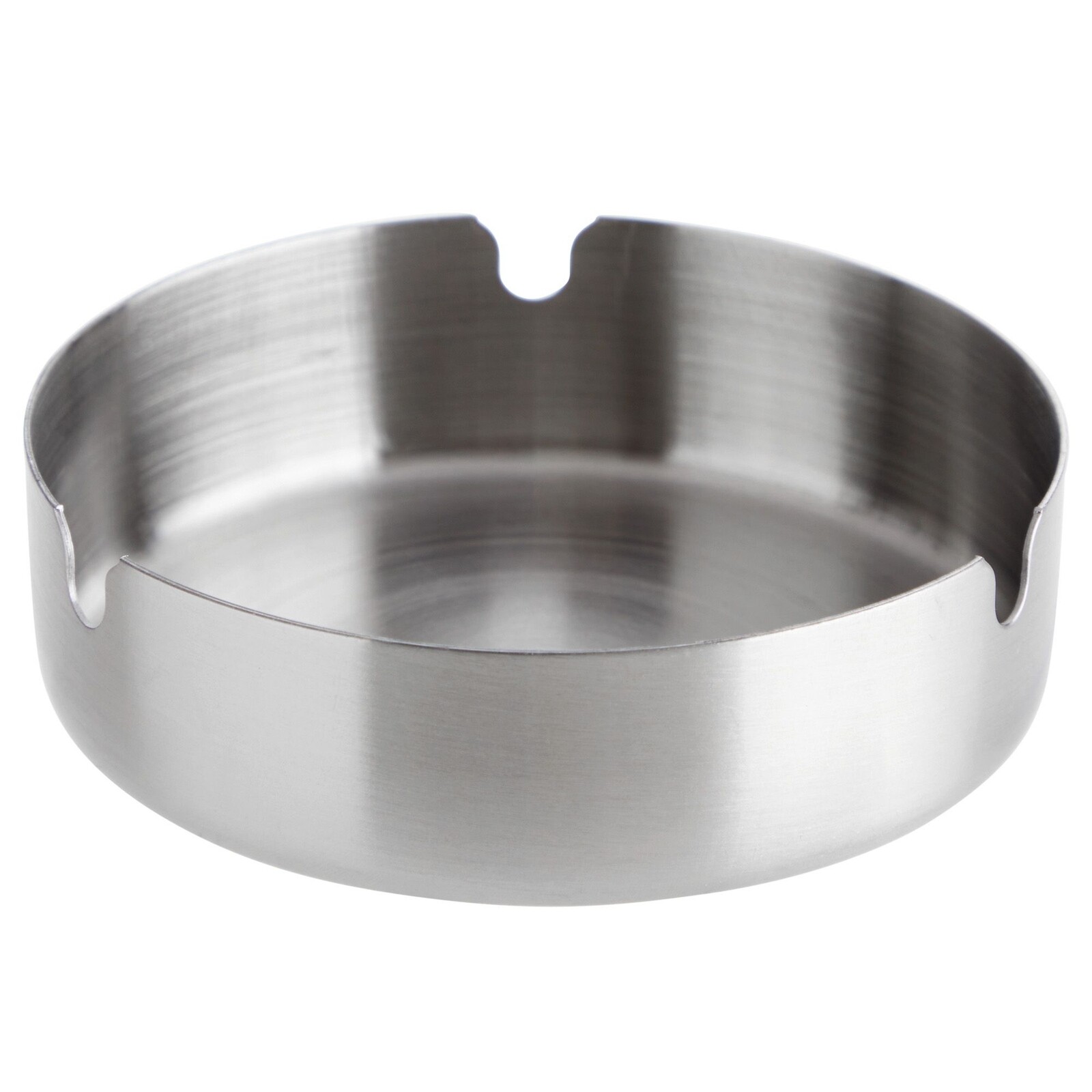 5 Pack Stainless Steel Ashtrays for Cigarettes, Indoor, Outdoor Ashtray, 4x4x1"