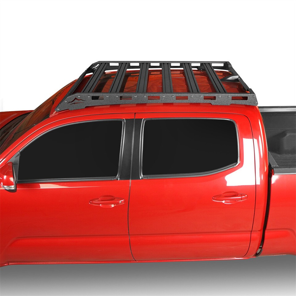 Grand Teton Sport (2005-2023 Tacoma Double Cab Roof Rack) Half Height (FOR Single Row Light Bar Grand Teton Sport (2005-2023 Tacoma Double Cab Roof Rack) Half Height (FOR Single Row Light Bar