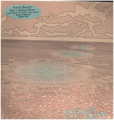 LP Mutual Benefit Skip A Sinking Stone BLUE GREY SPLATTER NEW OVP Transgre