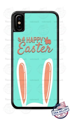 Happy Easter Bunny Ears Design Phone Case For iPhone 11Pro Samsung LG Google