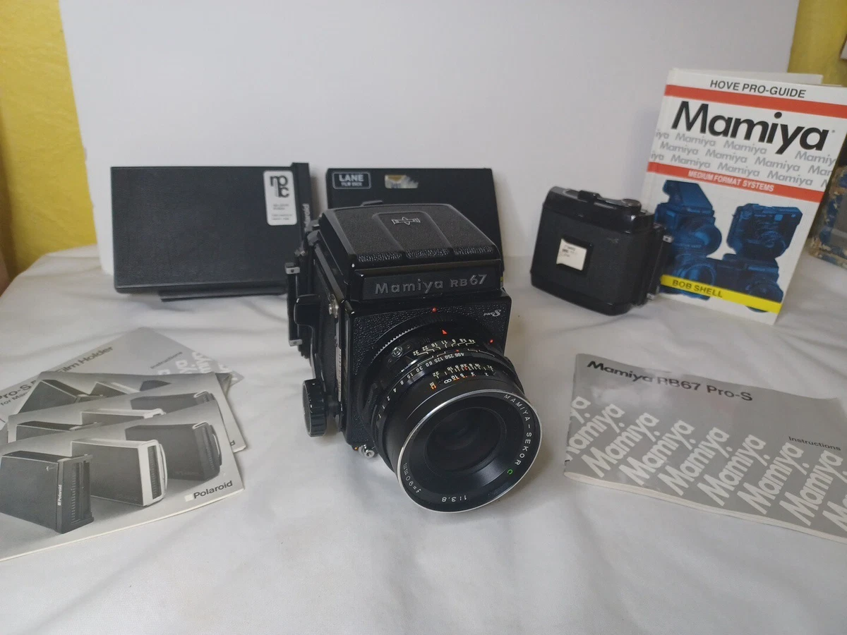 Mint W/ Bag+Manuals) MAMIYA RB67 Professional S Camera w/90mm f/3.8 Lens  Bundle | eBay