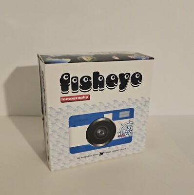 Lomography Fisheye One: 35mm Camera, Nautical Edition, New, CIB
