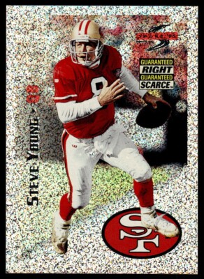 1995 Score Ad Contest Redemption Steve Young San Francisco 49ers