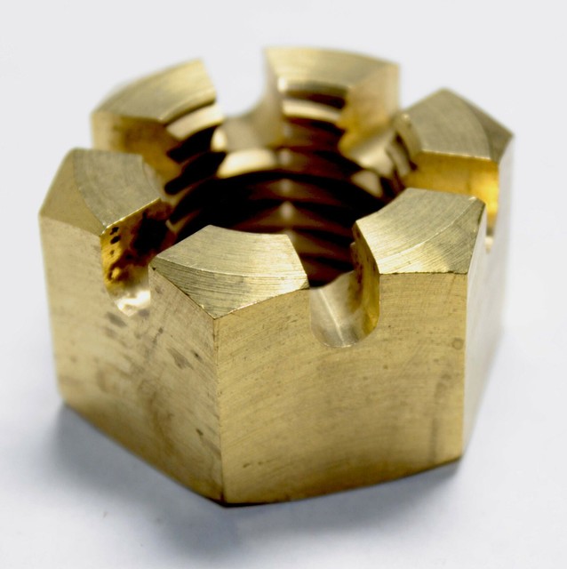 88107 BRASS CASTLE NUT 1/87 1 ½” SHAFT eBay