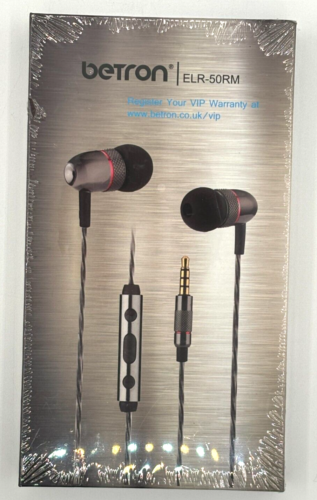 Betron ELR-50RM in Ear Headphones Earphones Wired with Noise Isolating Earbuds - Afbeelding 1 van 11