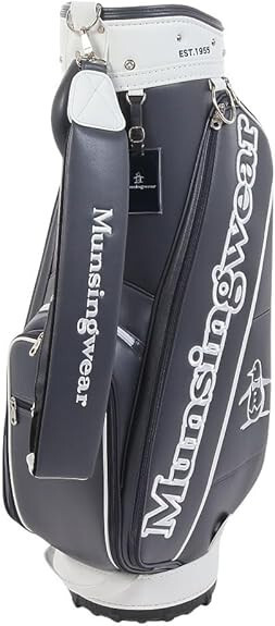 Мужская сумка MUNSINGWEAR Golf Caddy Bag Monogram 9x47 дюймов 3,6 кг темно-синего цвета MQBXJJ01