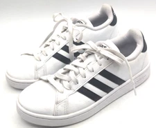 Adias Womens Grand Court F36483 White Casual Shoes Size 8