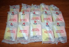 Disposable Pedicure Kit by NAILS, Nail File, Buffer, Pusher, Pumice Pad, 15 kits